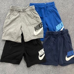 Nike Kids' Shorts - set of 4 Gray, Blue, navy, Black